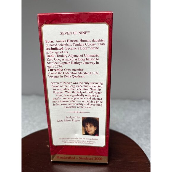 Hallmark Keepsake Ornament Star Trek Voyager Seven of Nine Collectible Figurine - Picture 7 of 8